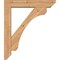Ekena Millwork Legacy Slat Smooth Bracket w/ Offset Brace, Western Red Cedar, 5 1/2"W x 26"D x 30"H BKT0604X26X30LEC06SWR - alternate 3